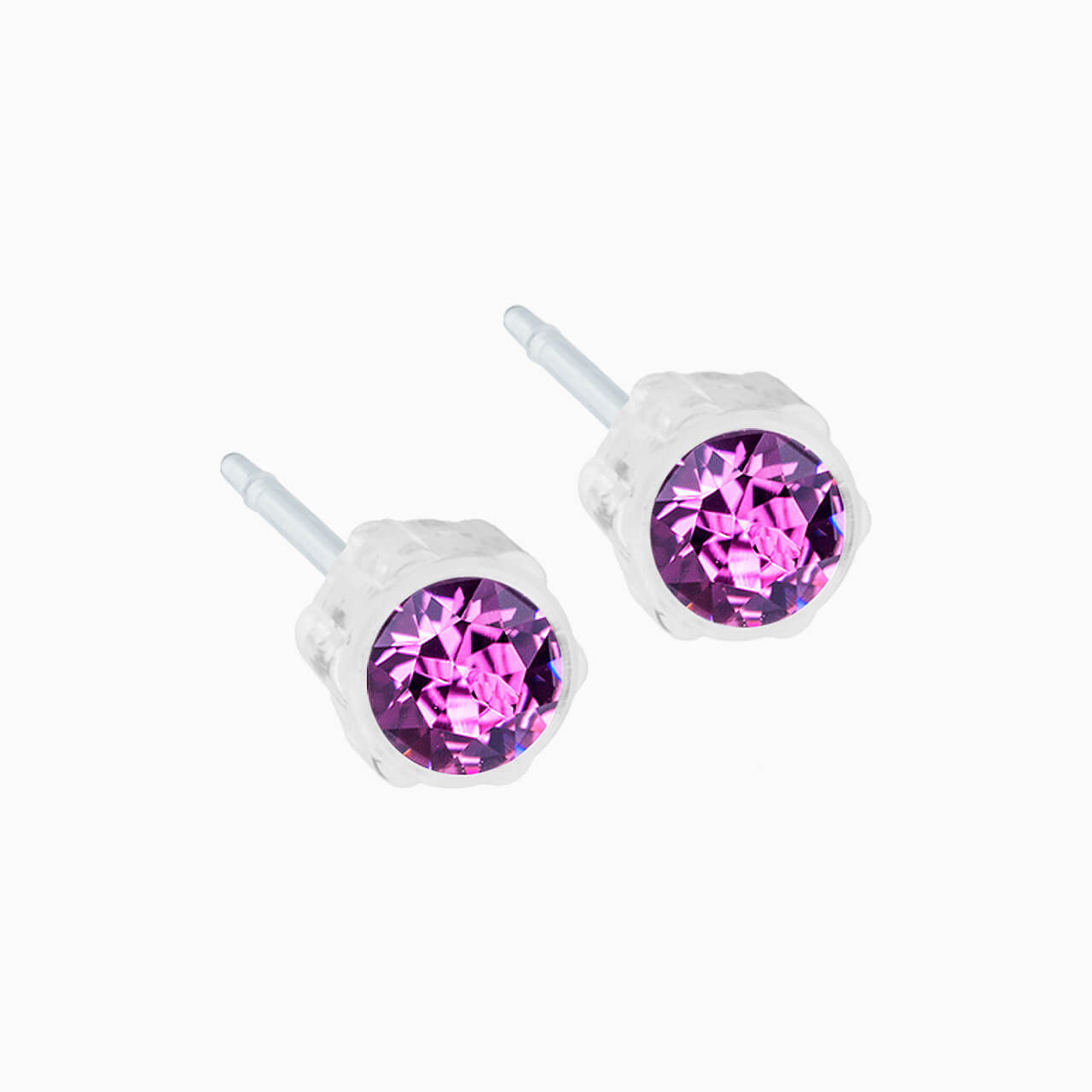 medical plastic piercing earrings for girls by Blomdahl in Hamilton